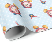 Smart Clock Collectie - Blauw inpakpapier (Rol Hoek)