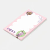 Smart Cookie & Boba Tea kawaii Post-it® Notes (Schuin)