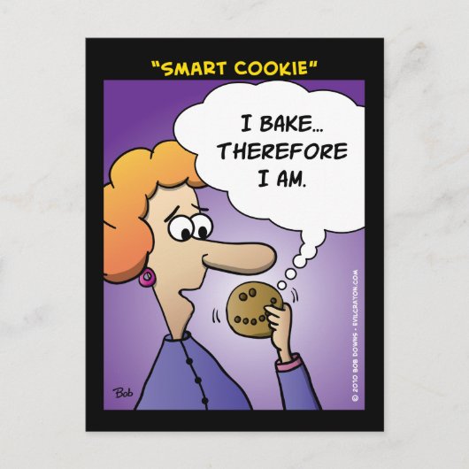 "Smart Cookie" Briefkaart (Voorkant)