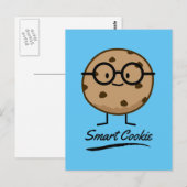 Smart Cookie Chocolate Chip Cookies Glasses Briefkaart (Voorkant / Achterkant)