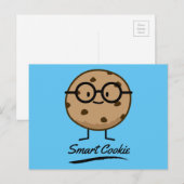Smart Cookie Chocolate Chip Cookies Glasses Briefkaart (Voorkant / Achterkant)