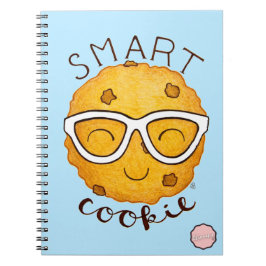 Smart Cookie, Cute Cookie met Eyeglasses Notitieboek