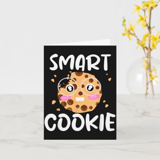 Smart Cookie - Funny Idiom Joke Tee Kaart (Gele Bloem)