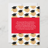Smart Cookie Graduation Party Red Invitation (Dos)