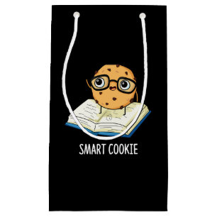 Smart Cookie Grappige Snack Pun Dark BG Klein Cadeauzakje
