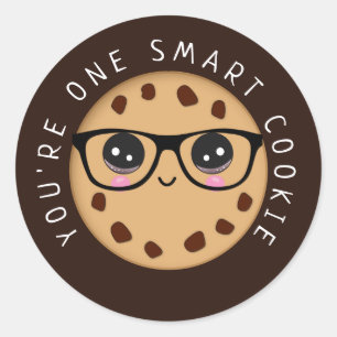 Smart Cookie Teacher Student Reward Ronde Sticker
