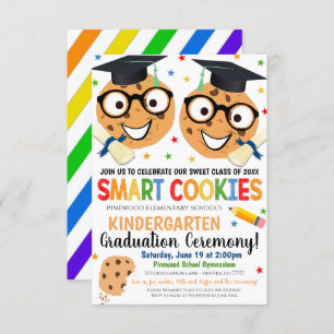 Smart Cookies thema Kinder Afstuderen uitnodiging