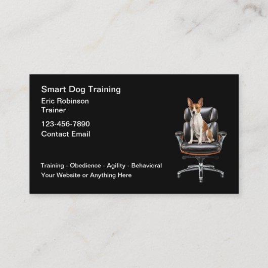 Smart Dog Training Class Visitekaartjes (Voorkant)