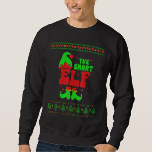 Smart Elf Family Matching Ugly Sweater Christmas P