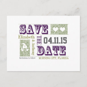 smart en chic save the date bruiloft briefkaarten