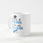 Smart en Crap Masters Degree Afstuderen Mok (Voorkant links)