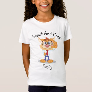 Smart en Cute Cat T-shirt