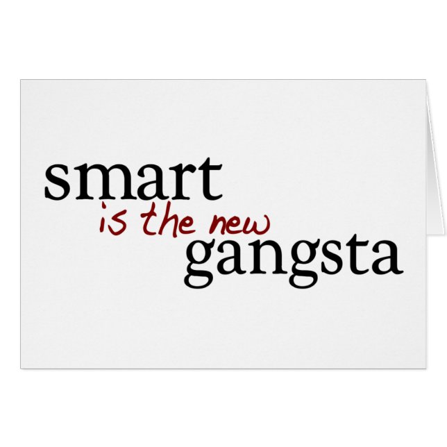Smart est le nouveau Gangsta (Devant horizontal)