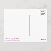 Smart Food : cartes postales (Dos)