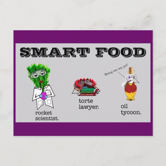 Smart Food : cartes postales (Devant)