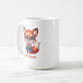 Smart Fox-Book Lover Koffiemok (Voorkant links)