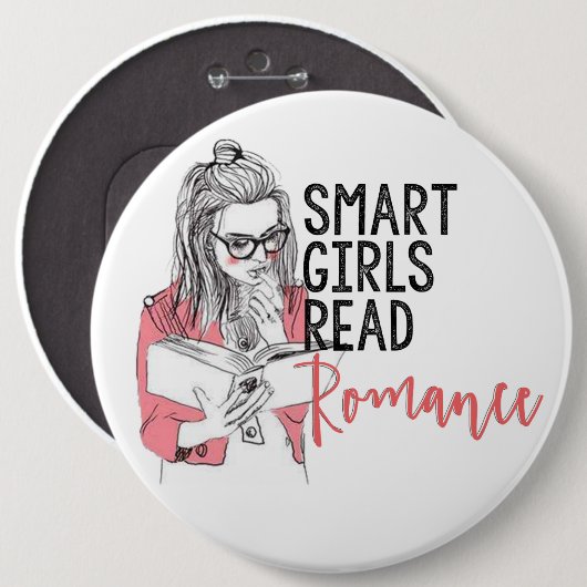 Smart Girls Lees Romance kolossale Button (Voorkant /achterkant)