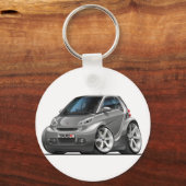 Smart Grey Car Sleutelhanger (Voorkant)