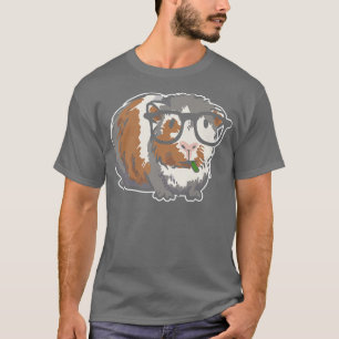 Smart Guinea Pig. met bril Nerd Guinee T-shirt