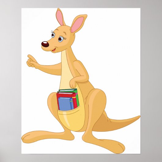 Smart Kangaroo Poster (Voorkant)