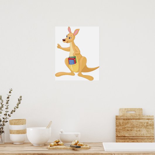 Smart Kangaroo Poster (Keuken)