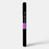 Smart Minimalist Paarse Cirkel Monogrammed Case-Mate iPhone Case (Achterkant / Links)