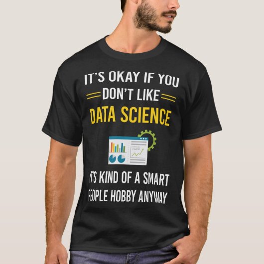 Smart People Data Science T-shirt (Voorkant)