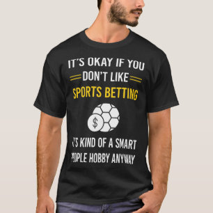 Smart People sportweddenschappen T-shirt