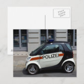 Smart Police Car Briefkaart (Voorkant / Achterkant)