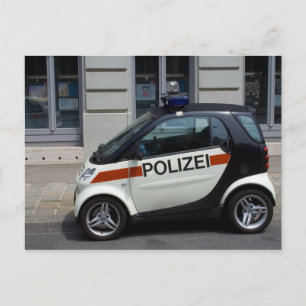 Smart Police Car Briefkaart