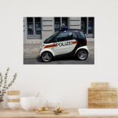 Smart Police Car Poster (Keuken)