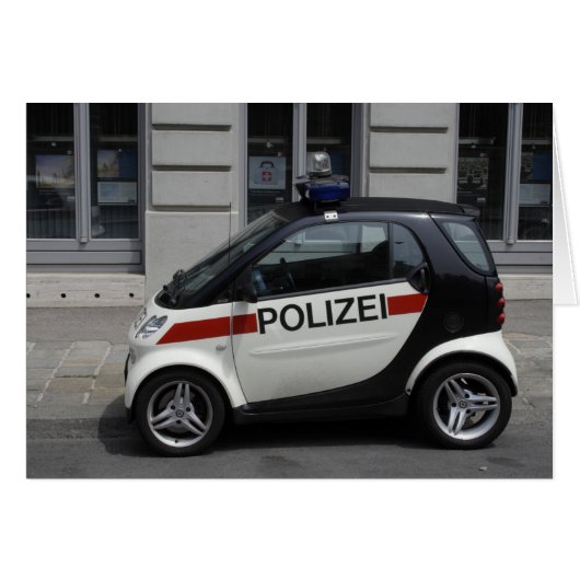 Smart Polizei Auto (Devant Horizontal)