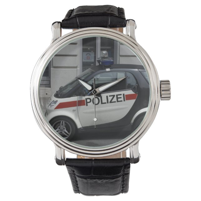 Smart Polizei Auto Horloge (Voorkant)