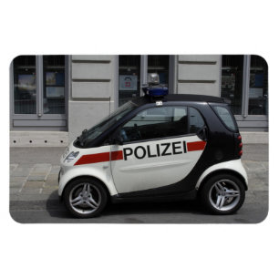 Smart Polizei Auto Magneet