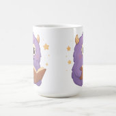 Smart Reading Monster Kids Mug — Purple Study (Centre)