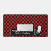 Smart Red Check - Professioneel merk Bureaumat (Keyboard & Muis)