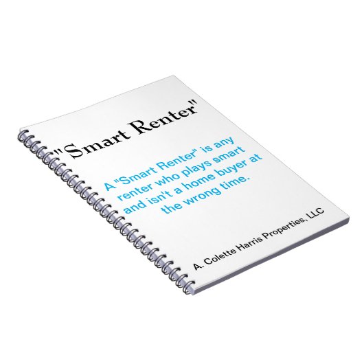 Smart Renter - Design 1-Notitieboek Notitieboek (Rechterzijde)