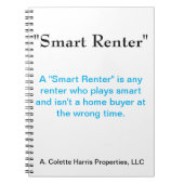 Smart Renter - Design 1-Notitieboek Notitieboek (Voorkant)