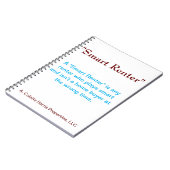 Smart Renter - Design 2 Carnet (Côté gauche)