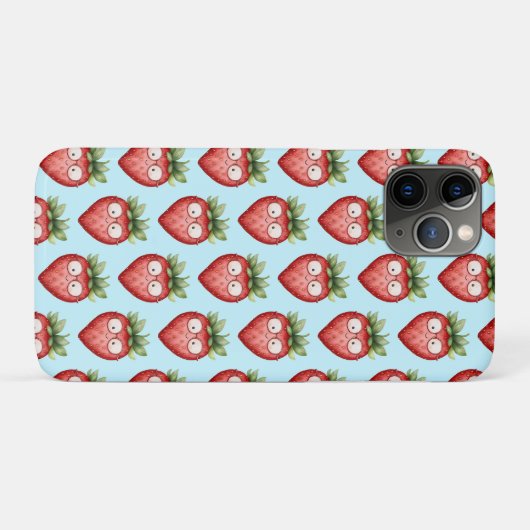 Smart Strawberry  Case-Mate iPhone Case (Achterkant (horizontaal))