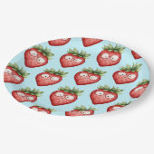 Smart Strawberry Papieren Bordje (Gekanteld)