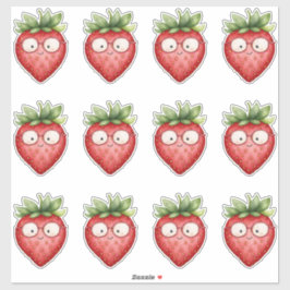Smart Strawberry  Sticker