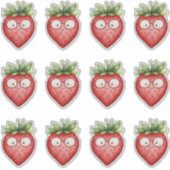 Smart Strawberry  Sticker (Voorkant)