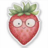 Smart Strawberry Sticker (Voorkant)
