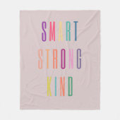 Smart Strong Kind Fleece Deken (Voorkant)