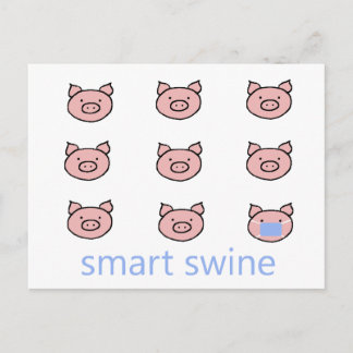 Smart Swine Briefkaart