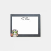 Smart Uil schoolbord gepersonaliseerde leraar Post-it® Notes (Voorkant)