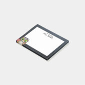 Smart Uil schoolbord gepersonaliseerde leraar Post-it® Notes (Schuin)