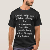 Smart Unity Custom Mannen Basic Dark T-Shirt (Voorkant)