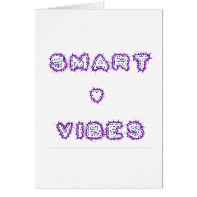 Smart Vibes Quote Text Art Design (Voorkant)